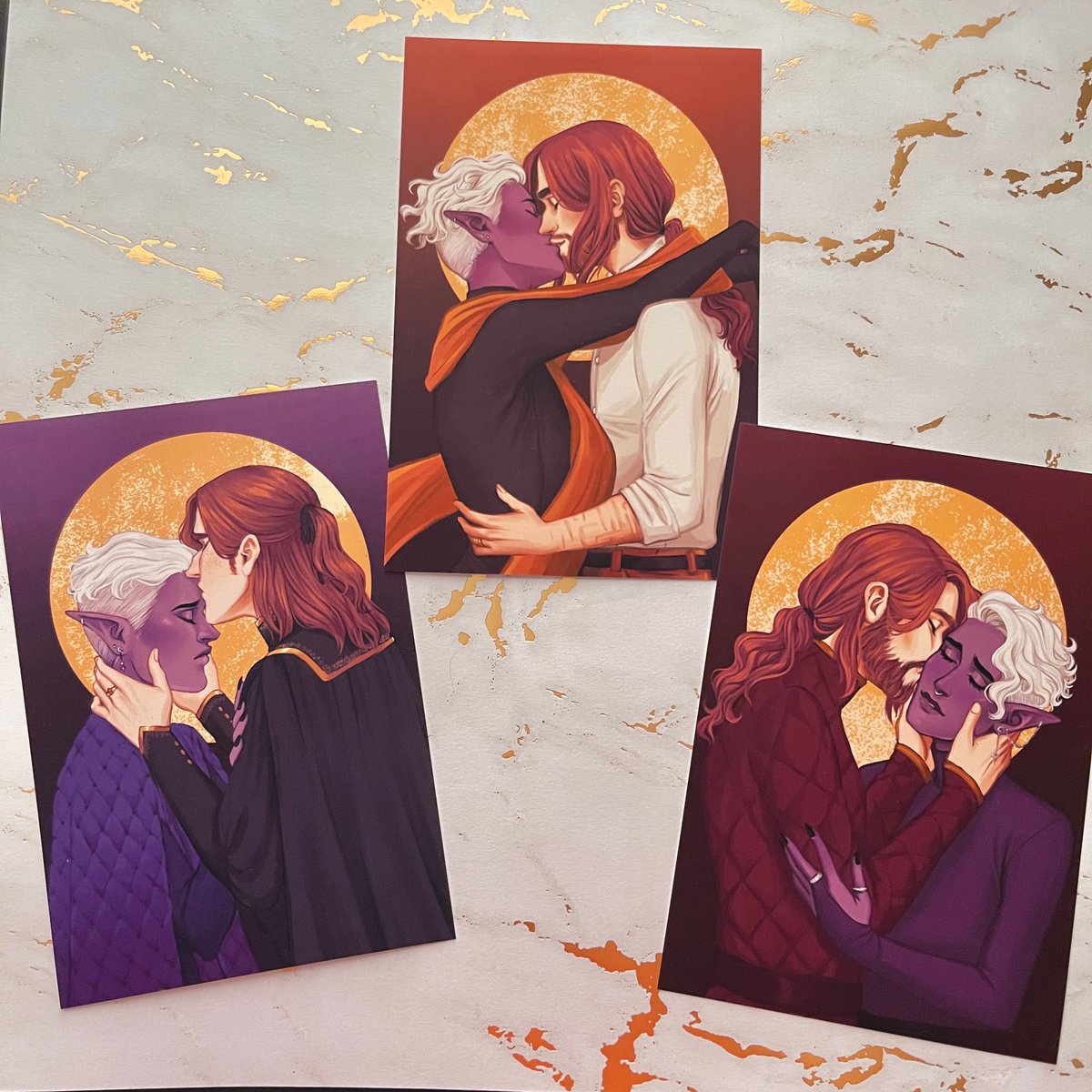 shadowgast kiss set 4x6 prints