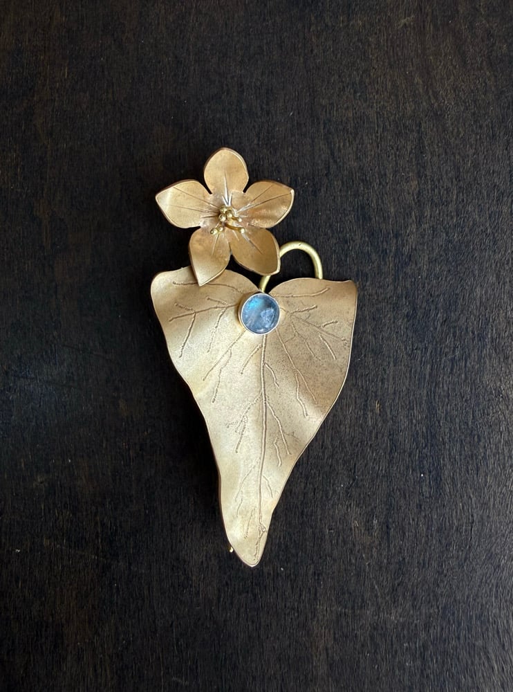 Image of Green Buckwheat Pin