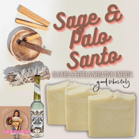 Image 2 of Sage & Palo Santo soap bar