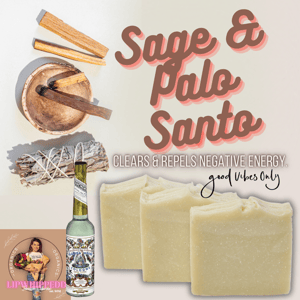 Image of Sage & Palo Santo soap bar