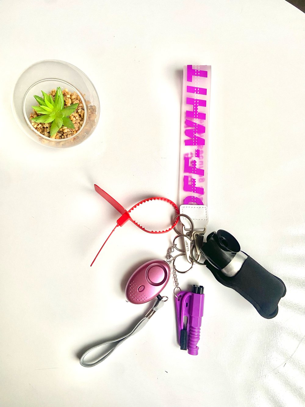 Image of Purple off-white practical set