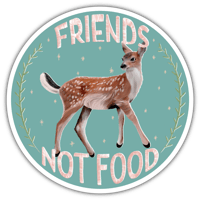 Image 1 of Friends Not Food - Sticker