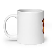 Image 5 of NEW! UNDERDOG SEASON Monogram logo White glossy mug