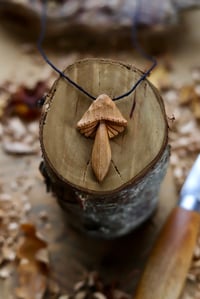 Image 8 of Mushroom Pendant Necklace. 