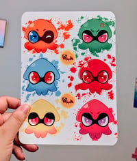 Splatoon Sticker Sheet 