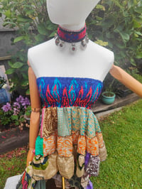 Image 9 of Patchwork multi colour mini dress / skirt 