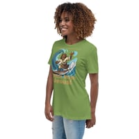 Image 15 of I Ride With Jesus Surfing Dark Women's Relaxed T-Shirt