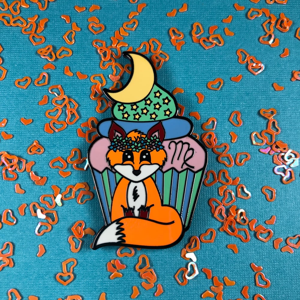 Image of Virgo Cupcake Pin