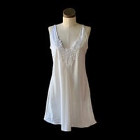 Image 1 of Dentelle White Bridal Nightie Medium