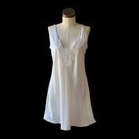 Image 1 of Dentelle White Bridal Nightie Medium 