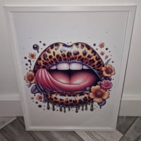 Image 1 of LEOPARD PRINT FLOWER PRINT