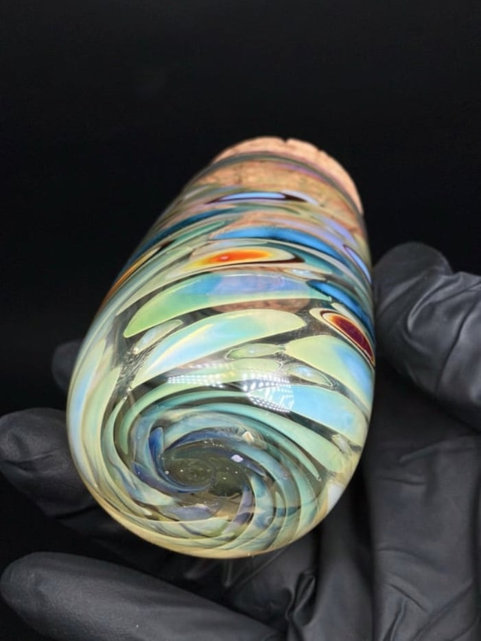 Large Fumed Jar with 40mm cork Image 2