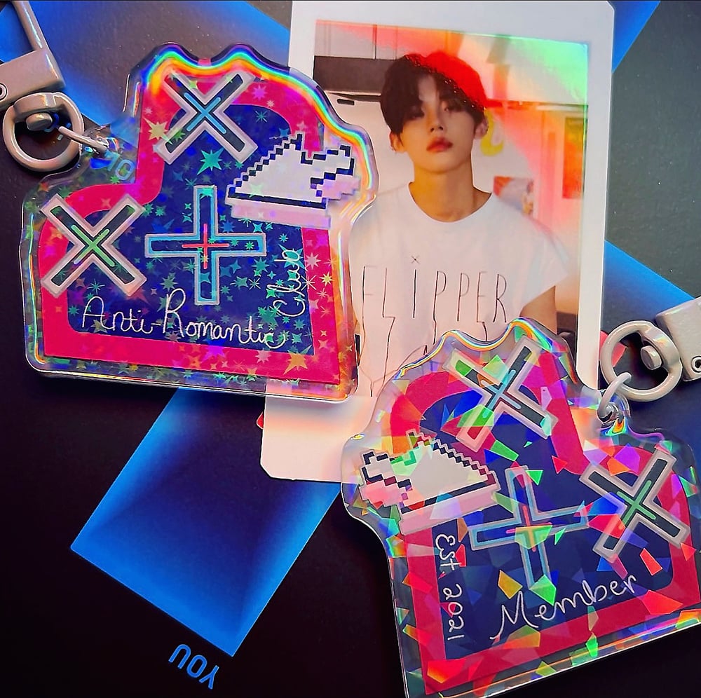 Image of TXT Anti-Romantic Club Keychain 