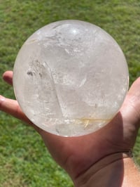 Image 5 of Clear Quartz Sphere With Rainbows #1430