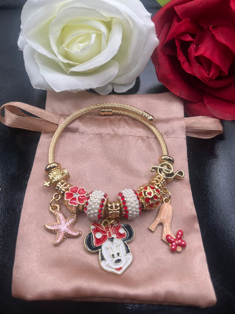 Image of Gold bracelet Minnie 