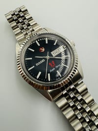 Image 3 of Rado Purple Horse Day Date Black Dial Stainless Steel Automatic Men’s Watch