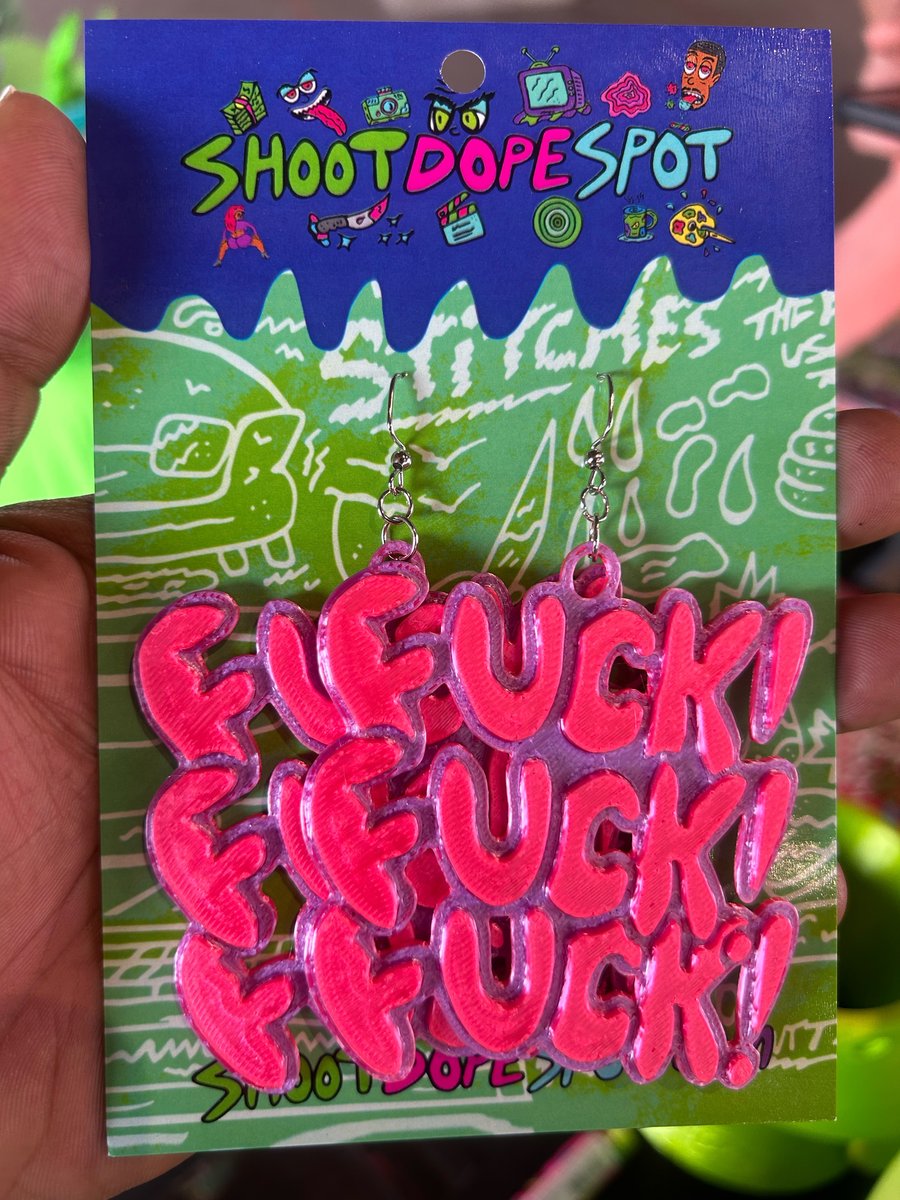 Image of FUCK EARRINGS Presale