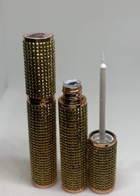 glue clear design gold rhinestones