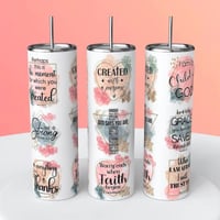FAITH BASE SAYING TUMBLER 
