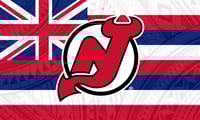 New Jersey Devils Hawaiian Flag 