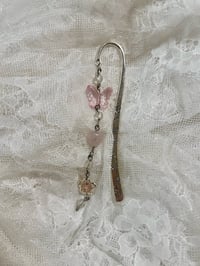 Image 2 of Pink Butterfly Bookmark 