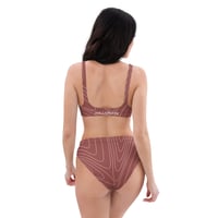 Image 2 of SOFT LINES // RECYCLED HIGH-WAISTED BIKINI SET