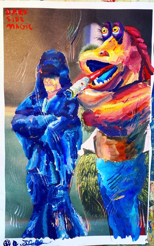 Dark Side Magic-Original Painting