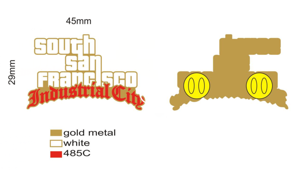 Image of Industrial City SSF GTA Pins