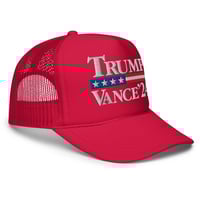 Image 2 of Trump Vance 24 - Foam trucker hat PatriotsCo copy