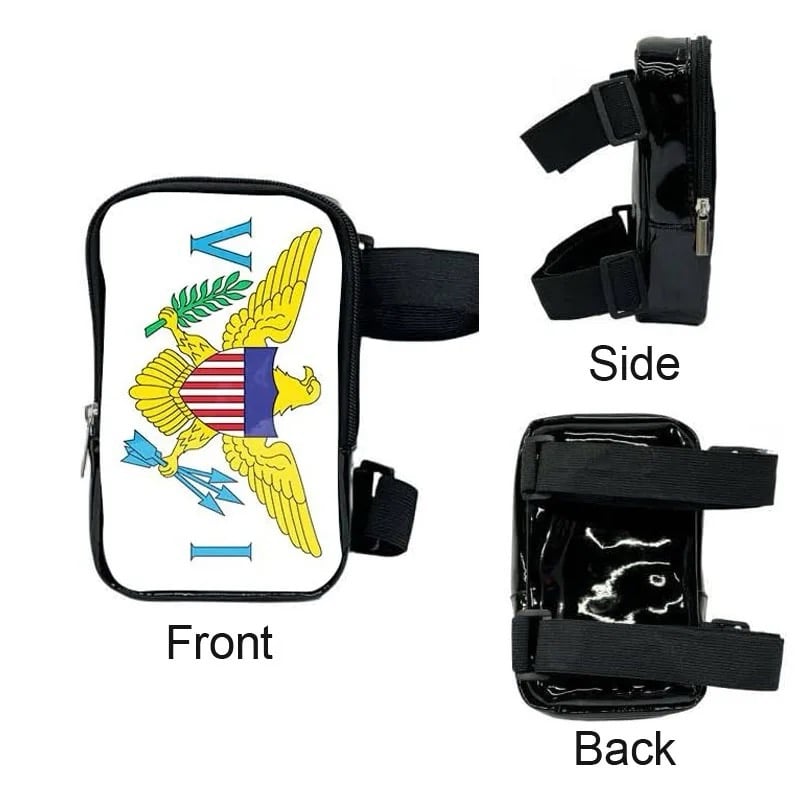 Image of Rep your Island Handsfree Leg, Thigh, Waist, Chest Pouch (carnival or jourvert)