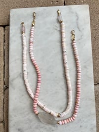 Image 3 of *new* CLASSIC STRAND-pink opal heishi beads