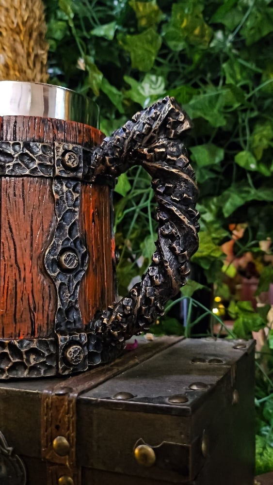 👑The Armored Kingdom Riveted Oath Mug