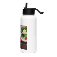 Image 3 of Sparkle Memoriez Logo -Stainless Steel Water Bottle with a Straw Lid
