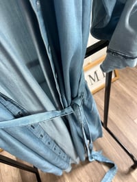 Image 4 of chambray denim dress 