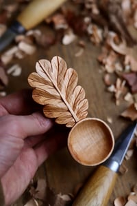 Image 7 of Oak Leaf~Coffee Scoop