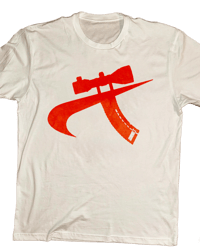 shoot me shirt (red downward)