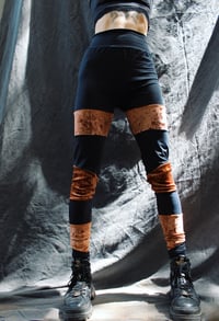 Image 4 of YARA leggings,  rusty orange 