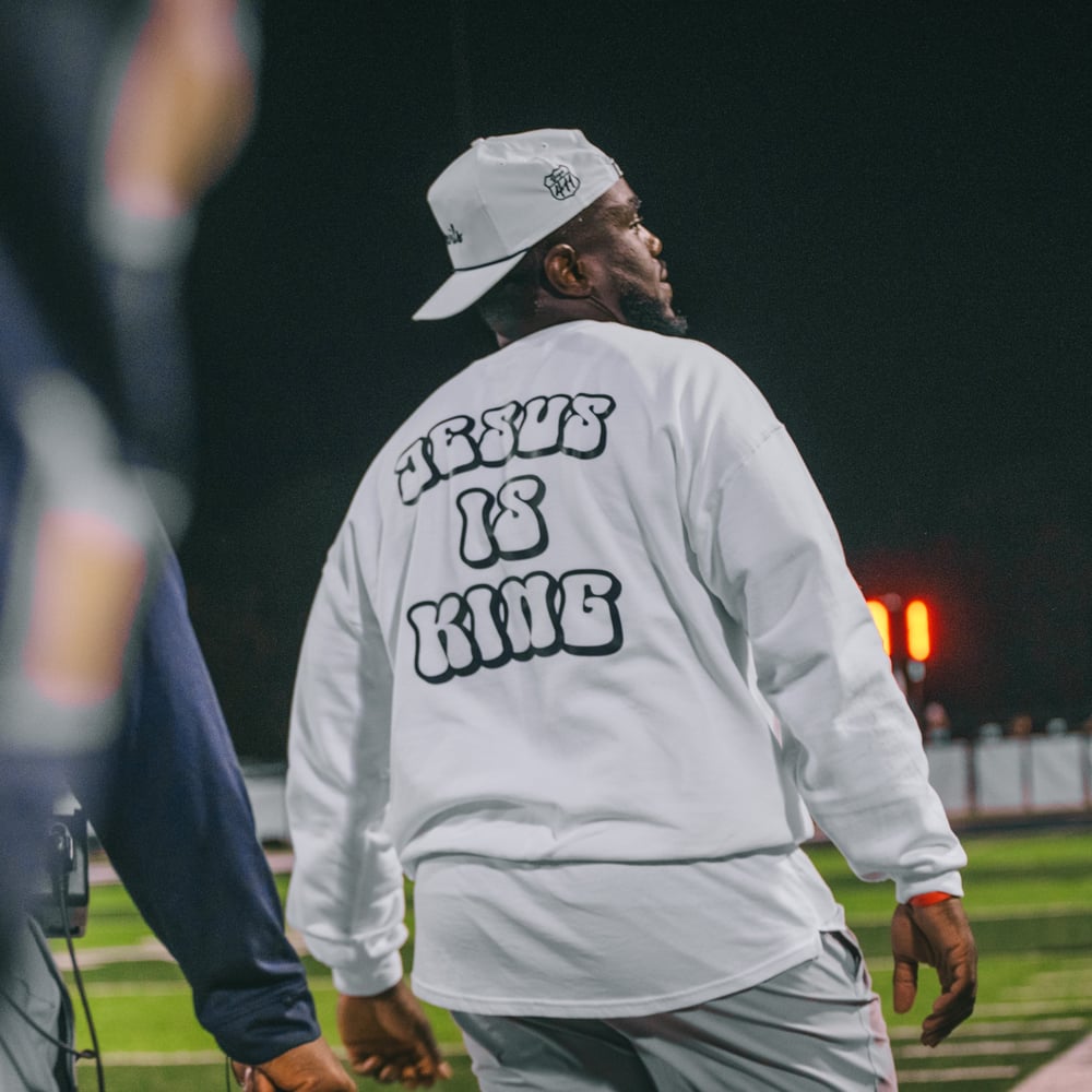 Navy On White JIK Hoodie/Crewneck