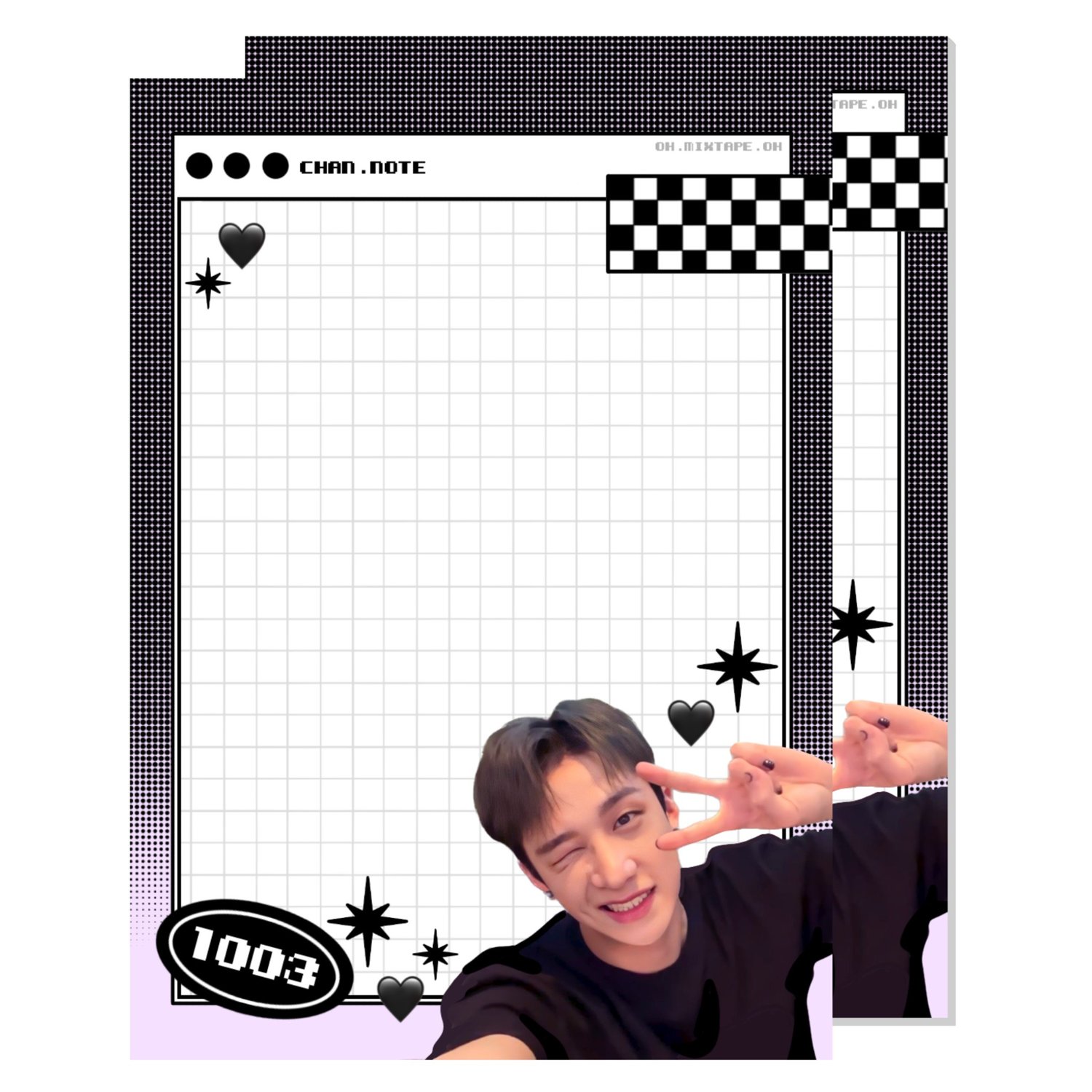 Image of chan's note pad