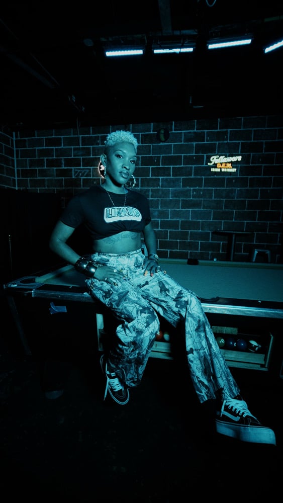 Link Up College Crop Top (Tree)
