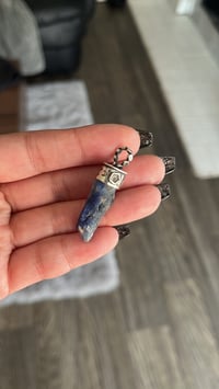 Image 1 of Raw blue kyanite pendant