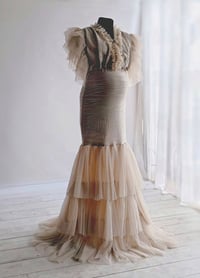 Image 1 of Ondina maternity dress for photo session | size M | beige