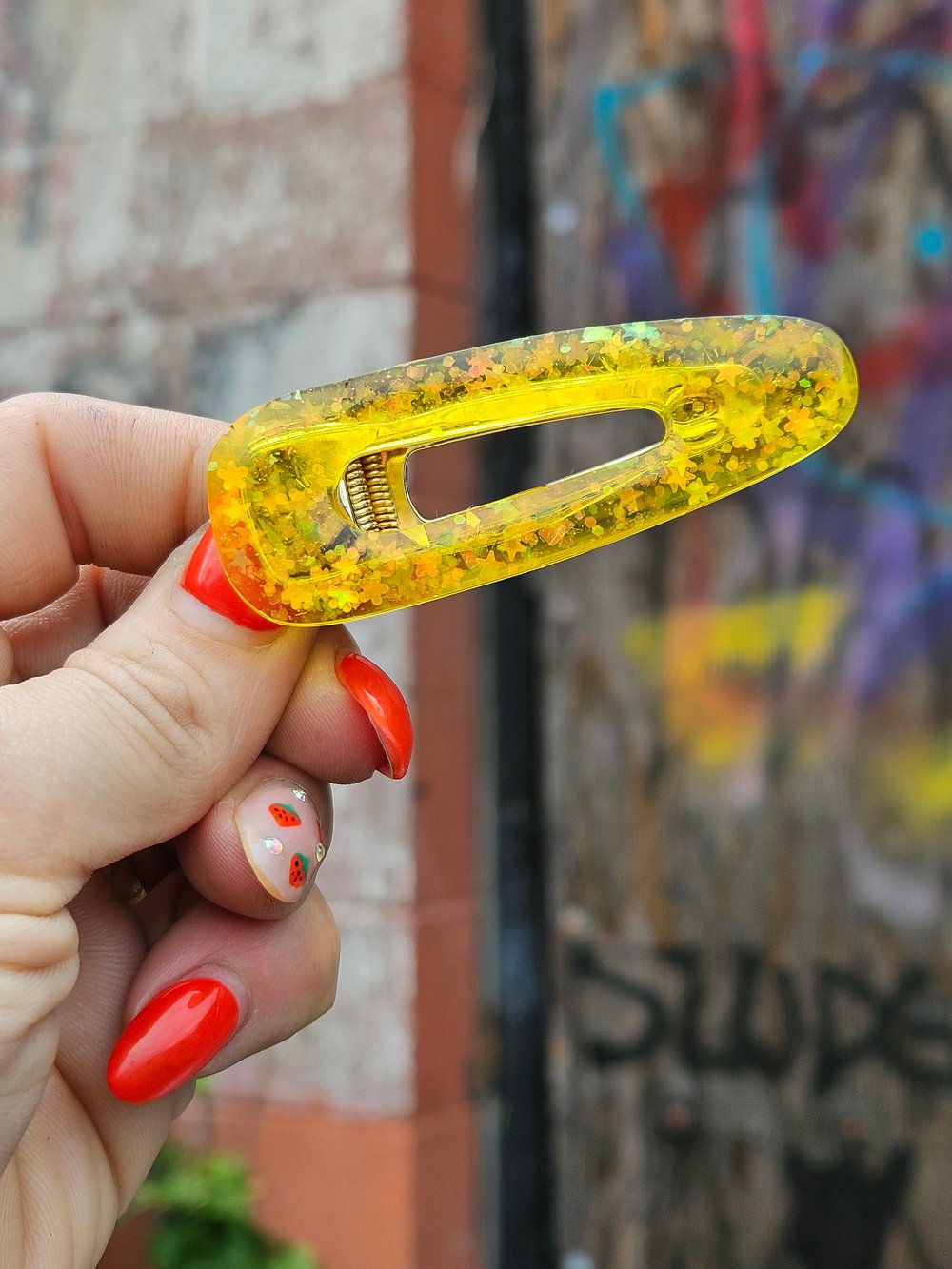 Image of Yellow Barrette