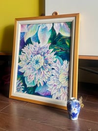 Image 2 of “Clematis”, Acrylic on Canvas