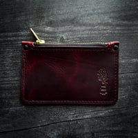 Image 4 of MINI ZIPPER POUCH - BORDEAUX