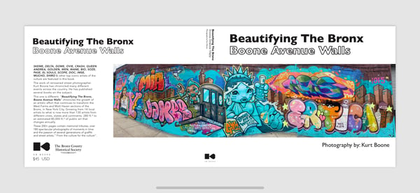 Image of Beautifying The Bronx Boone Avenue Walls ARTISTS ONLY PRE-ORDER 