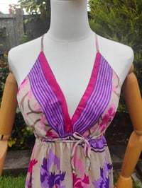 Image 6 of Havana Halter Dress- classic statement holiday piece- one size - PALE PINK