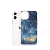 Image 9 of Celestial Constellation Night Sky Stars and Clouds Painting Clear Case for iPhone®