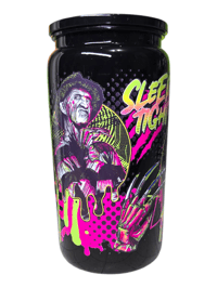 Image 3 of Sleep Demon 16oz plastic can cup with lid