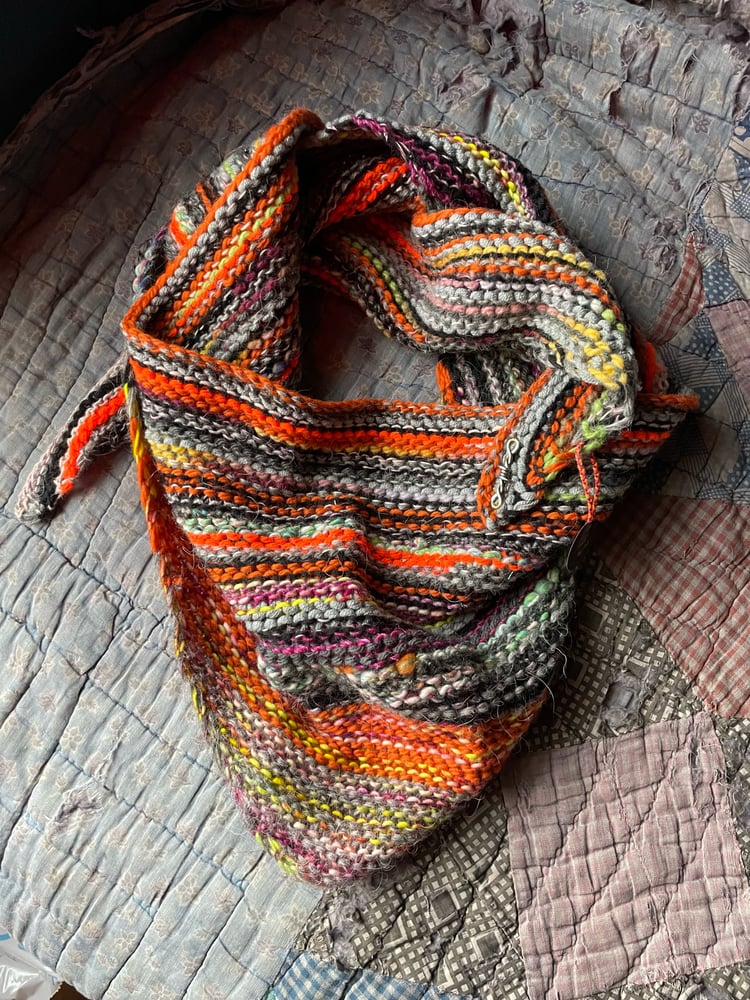 Image of Handknit Bandana 4